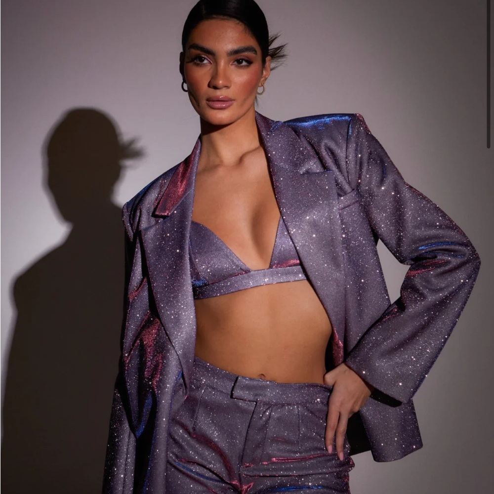 SLA The Label Purple Paloma Blazer